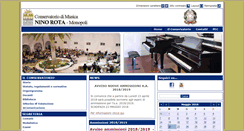 Desktop Screenshot of conservatoriodimonopoli.org